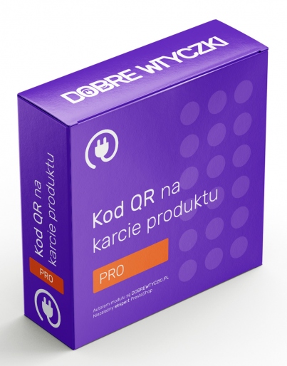 Kod QR na karcie produktu