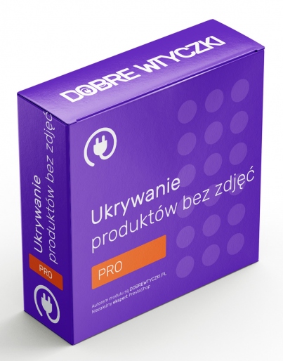 Ukrywanie produktów bez zdjęć