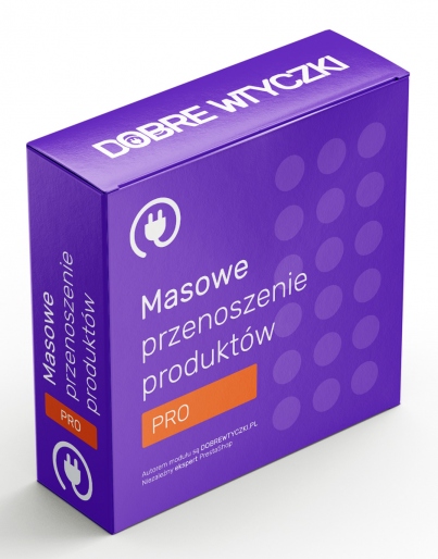 Masowe przenoszenie produktów